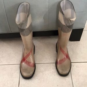 BURBERRY rain boots